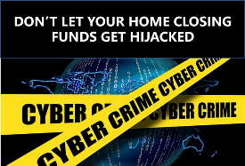 cyber crime graphic - don't let your home closing funds get hijacked